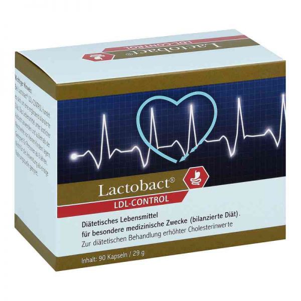 Lactobact Ldl-control magensaftresistente Kapseln (90 stk)