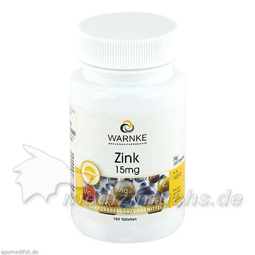 ZINK 15 mg Tabletten, 100 ST