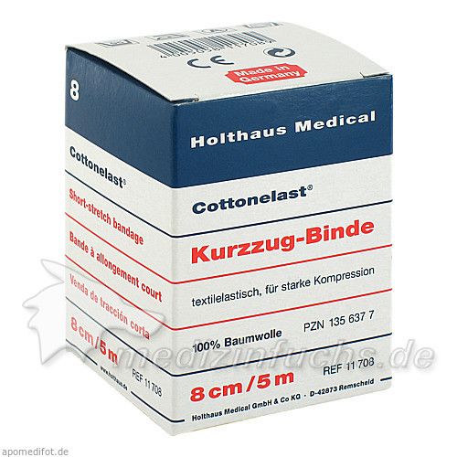 Kurzzugbinde Cottonelast 8cmx5m, 1 ST