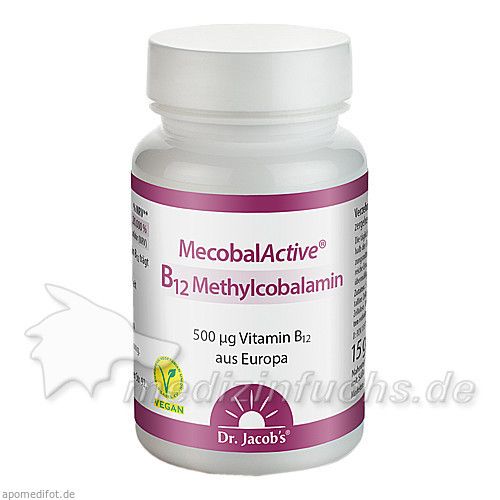 B12 Methylcobalamin MecobalActive Dr. Jacob's, 60 ST