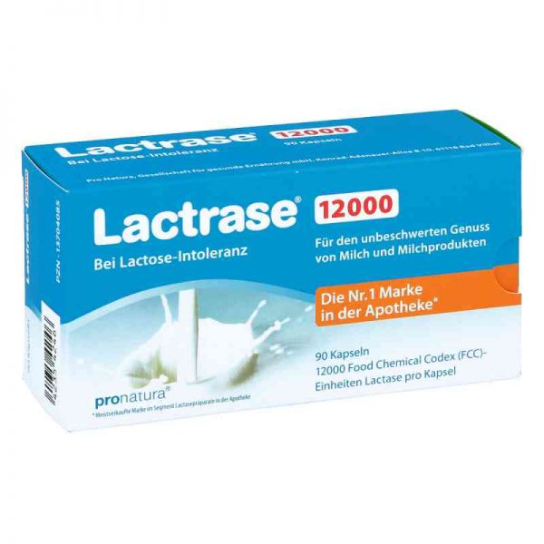 Lactrase 12.000 Fcc Kapseln (90 stk)