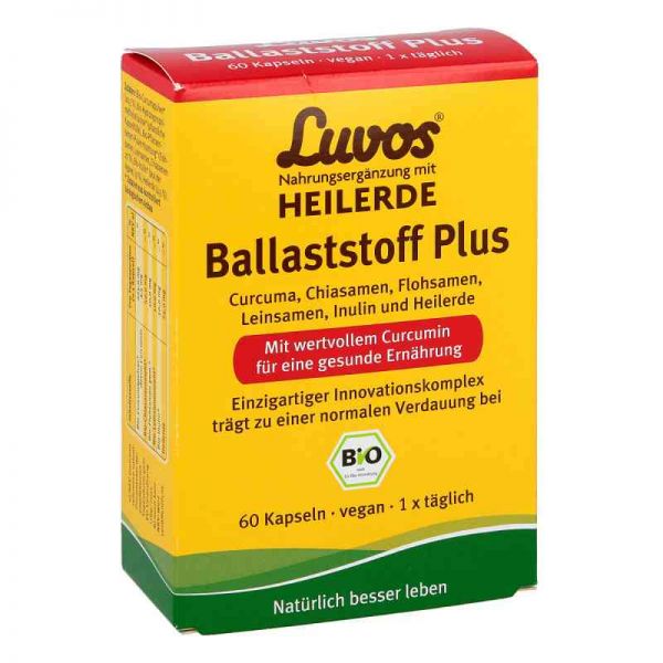 Luvos Heilerde Bio Ballaststoff Plus Kapseln (60 stk)