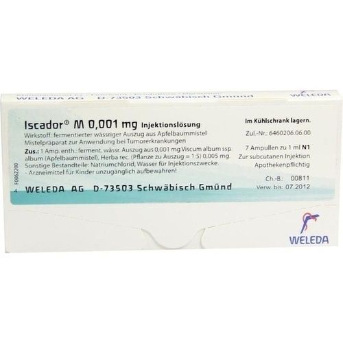 Iscador M 0.001mg, 7X1 ML