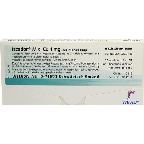 Iscador M c. Cu 1mg, 7X1 ML