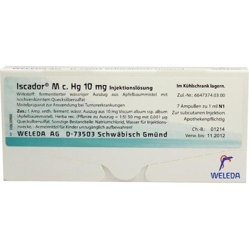 Iscador M c. Hg 10mg, 7X1 ML