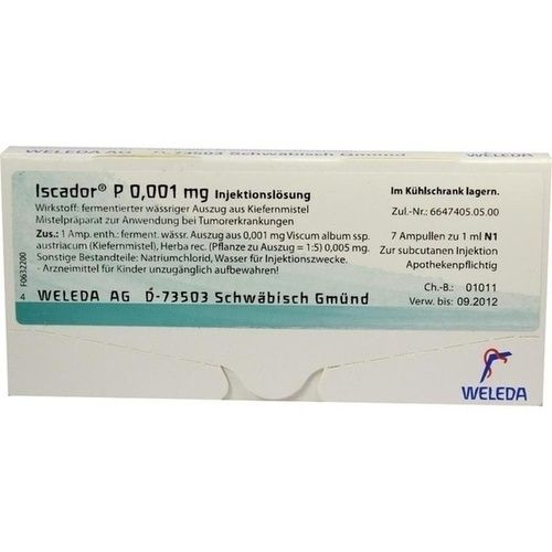 Iscador P 0.001mg, 7X1 ML