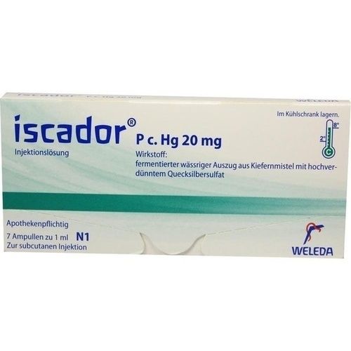 Iscador P c Hg 20mg, 7X1 ML