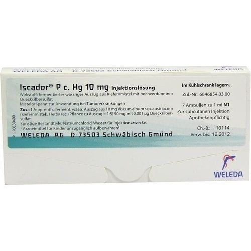 Iscador P c Hg 10mg, 7X1 ML