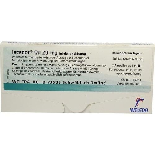 Iscador Qu 20mg, 7X1 ML