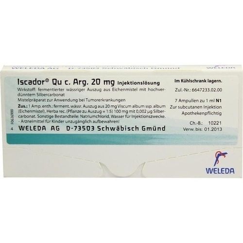 Iscador Qu c. Arg. 20mg, 7X1 ML