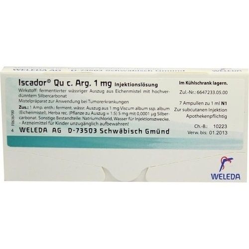 Iscador Qu c. Arg. 1mg, 7X1 ML