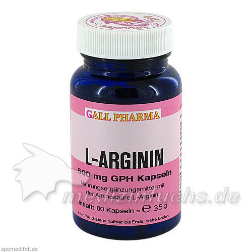 L-Arginin 500mg GPH Kapseln, 60 ST