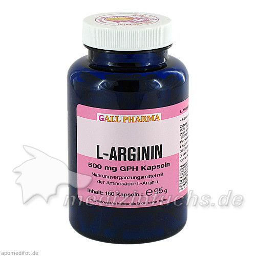 L-Arginin 500mg GPH Kapseln, 160 ST