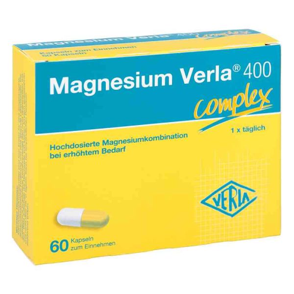 Magnesium Verla 400 Kapseln (60 stk)