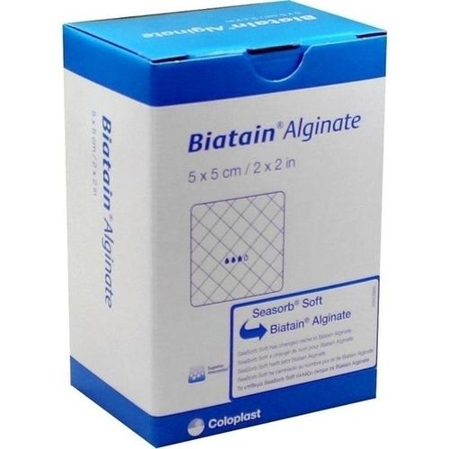 Biatain Alginate Kompressen 5x5cm, 30 ST