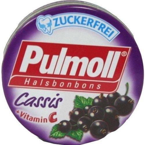 PULMOLL Cassis zuckerfrei+ Vitamin C Mini-Dose, 20 G