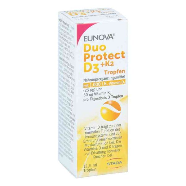 Eunova Duoprotect D3+k2 1000 I.e./50 [my]g Tropfen (11.5 ml)