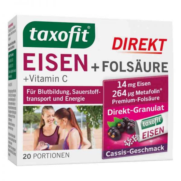 Taxofit Eisen+folsäure Direkt-granulat (20 stk)