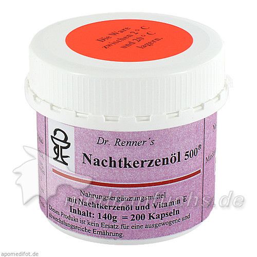 Nachtkerzenöl 500mg Dr Renner, 200 ST