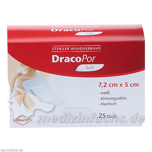 Dracopor Wundverband steril 7.2x5cm, 25 ST