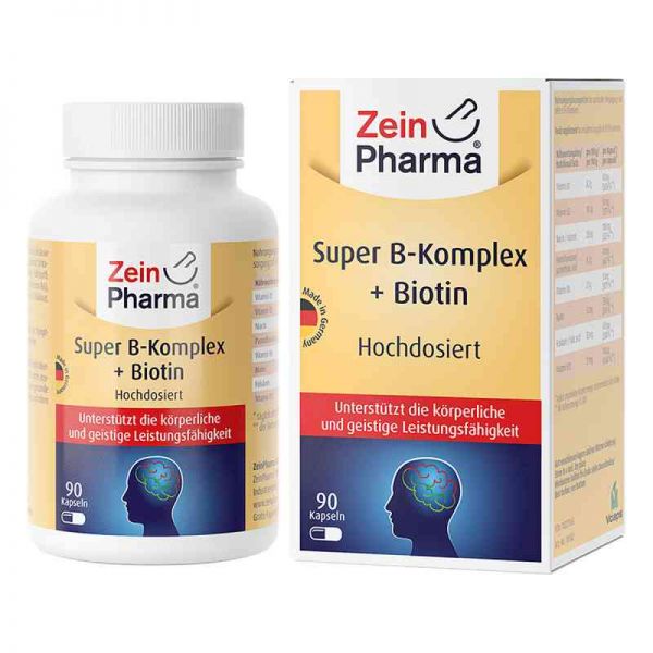 Super B-komplex+biotin Zeinpharma Kapseln (90 stk)