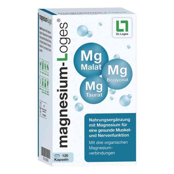 Magnesium-loges Kapseln (120 stk)