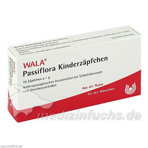 Passiflora Kinderzäpfchen, 10X1 G