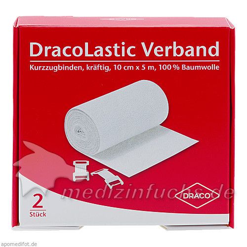 Dracolastic-Verband kräftig 10cm Doppelpackung, 2 ST