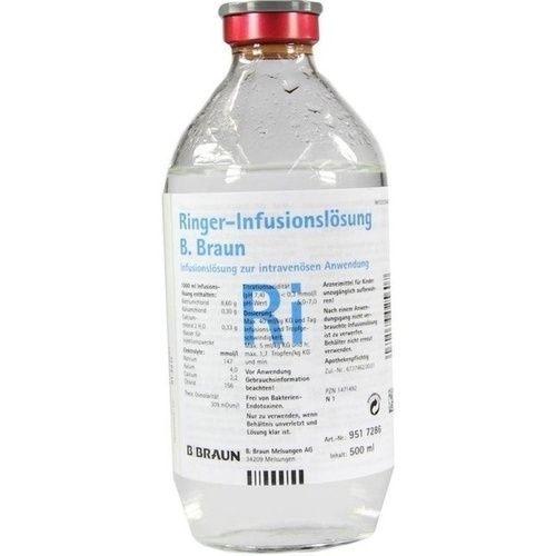 Ringer Infusionslösung B.Braun Glas, 500 ML