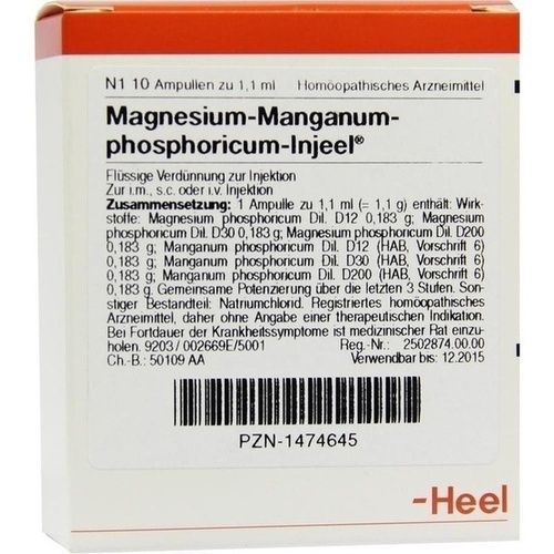 MAGNESIUM MA PHOS INJ, 10 ST