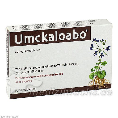 Umckaloabo 20mg Filmtabletten, 15 ST