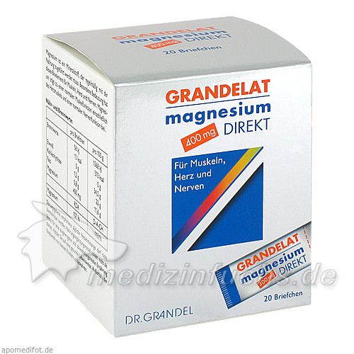 Magnesium Direkt 400mg Grandelat, 20 ST