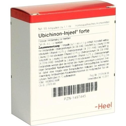 UBICHINON INJ FORTE, 10 ST