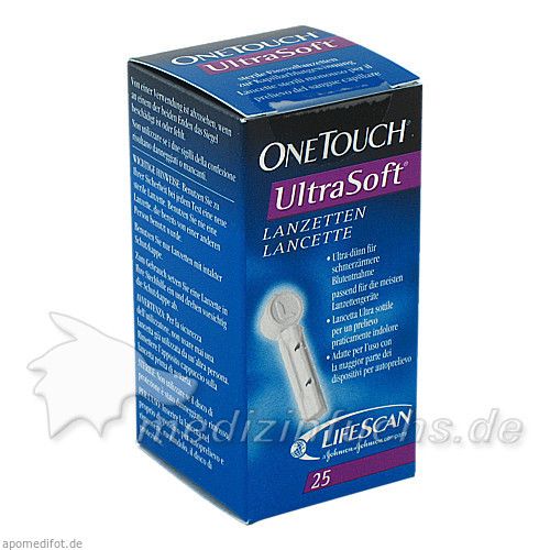 ONE TOUCH Ultra Soft Nadellanzetten, 25 ST