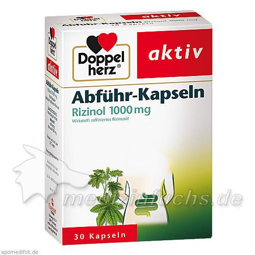 Doppelherz Abführ-Kapseln Rizinol 1000mg, 30 ST