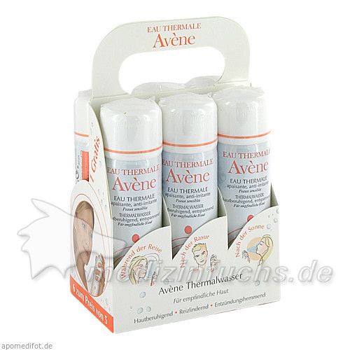 AVENE Thermalwasser Spray, 6X50 ML