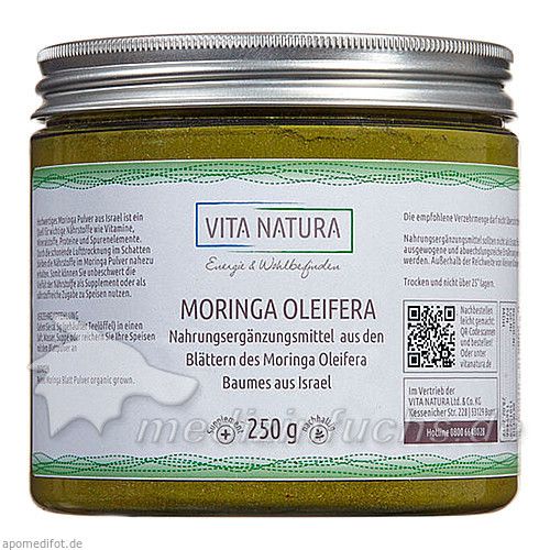 Moringa Oleifera Blattpulver, 250 G