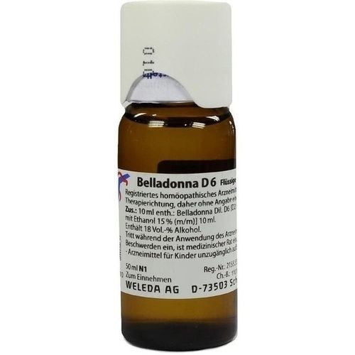 BELLADONNA PLANTA TOTA D 6, 50 ML