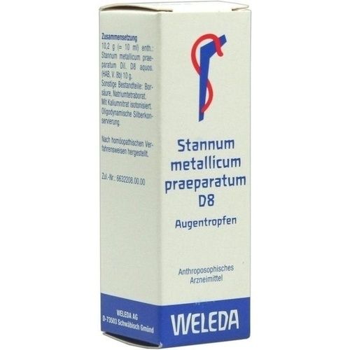 STANNUM MET PRAEP D 8, 10 ML