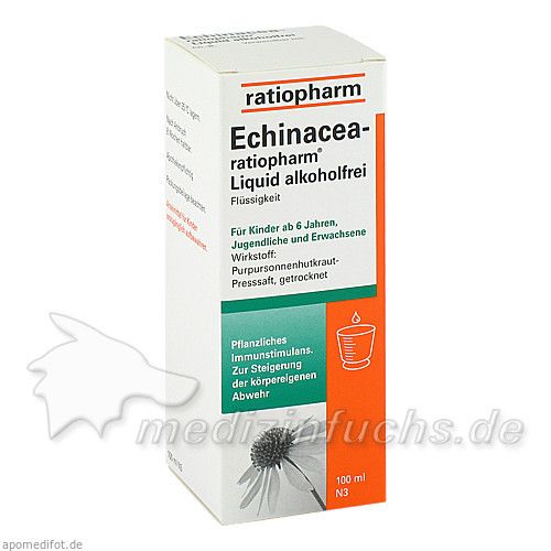 Echinacea-ratiopharm Liquid alkoholfrei, 100 ML