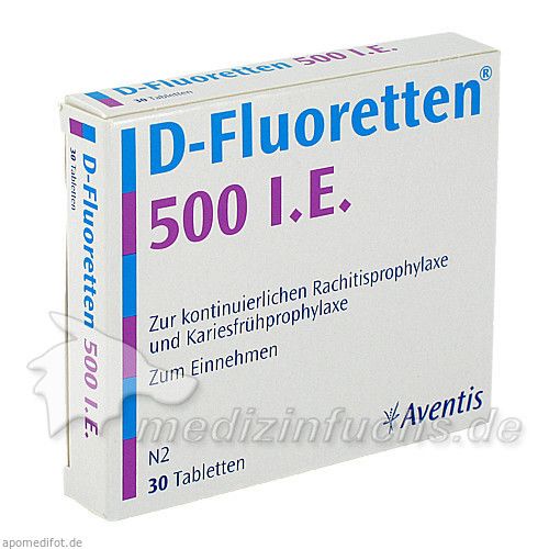 D FLUORETTEN 500, 30 ST