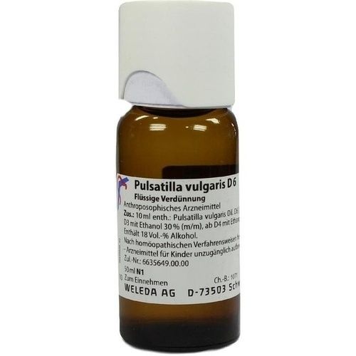 PULSATILLA VULGARIS D 6, 50 ML