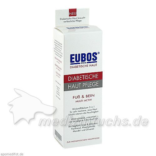 EUBOS Diabetische Haut Pflege Fuß + Bein, 100 ML