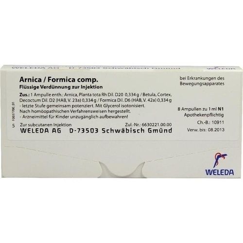 ARNICA FORMICA COMP, 8X1 ML