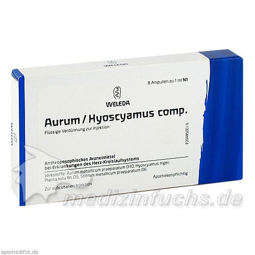 AURUM HYOSCYAMUS COMP, 8X1 ML