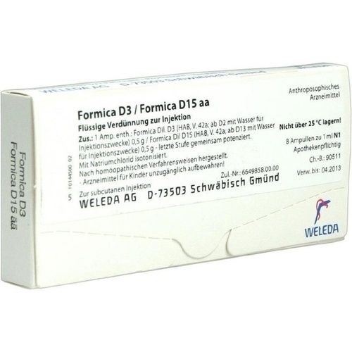 FORMICA D 3 FORMICA D15, 8X1 ML