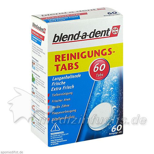 blend-a-dent Reinigungs-Tabs Langanhaltende Frisch, 60 ST