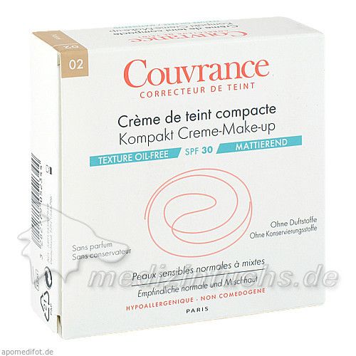 AVENE Couvrance Kompakt Make up matt.nat.02 NEU, 9.5 G