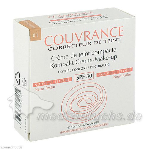 AVENE Couvrance Kompakt Make up reich.porz.01 NEU, 9.5 G