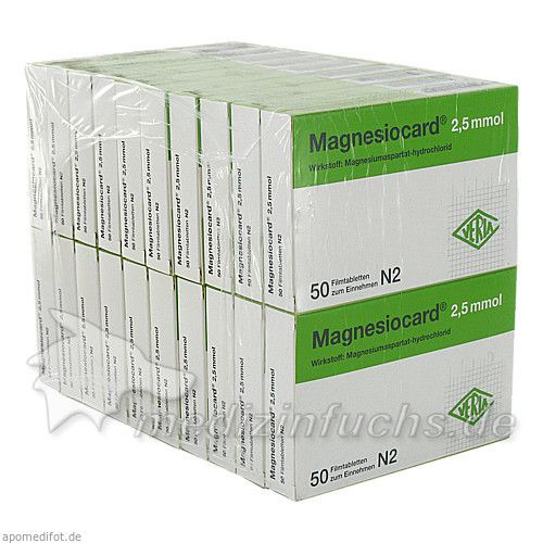 Magnesiocard 2.5mmol, 20X50 ST